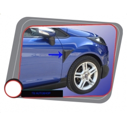 ครอบแก้ม ข้างประตู SIDE VENT AIR FLOW ใส่รถยนต์ Ford Fiesta 5 ประตู แบบ2